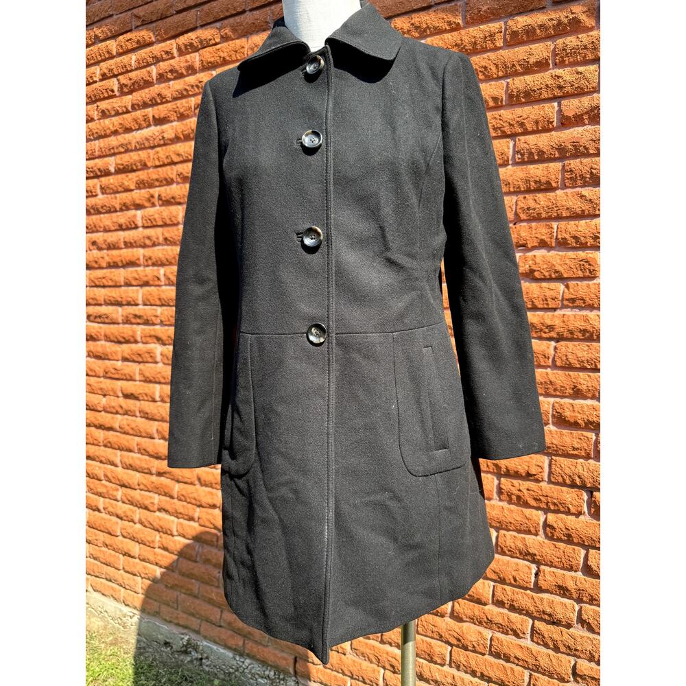 Banana republic black wool jacket women's medium